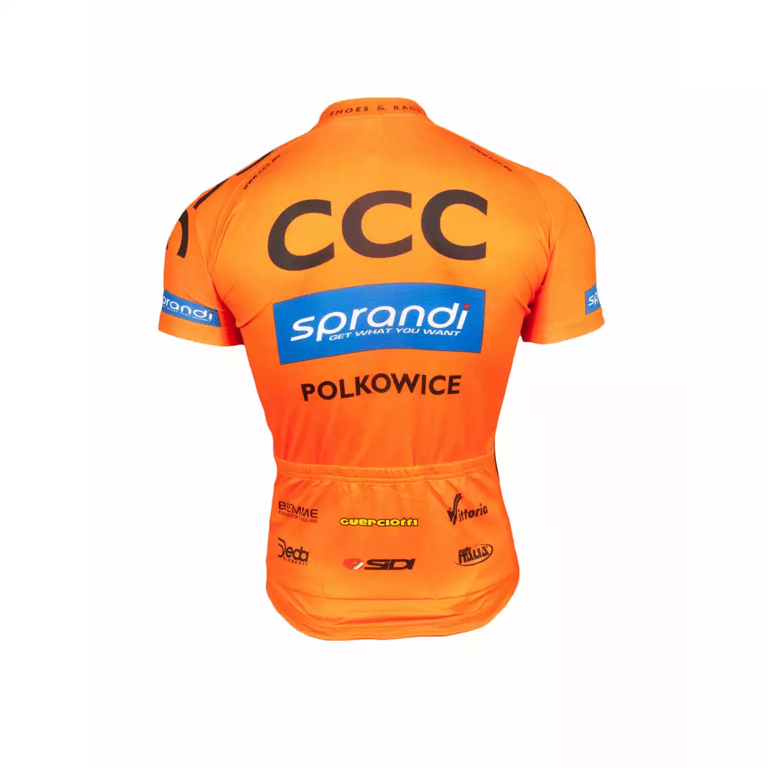 BIEMME CCC SPRANDI POLKOWICE Racing Team 2017 męska koszulka rowerowa