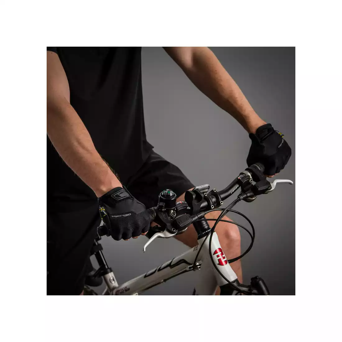 CHIBA GEL COMFORT rękawiczki rowerowe, czarny, 3040518
