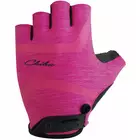 CHIBA LADY SUPER LIGHT damskie damskie rękawiczki rowerowe, różowe