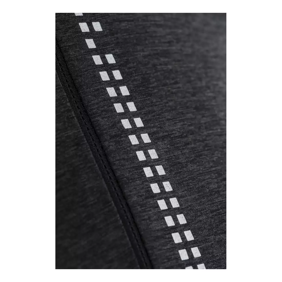 CRAFT REFLECTIVE ZIP 1905499-998000 damska koszulka biegowa z długim rękawem czarna