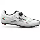 CRONO FUTURA NYLON - buty rowerowe szosowe - kolor: Biały