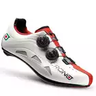 CRONO FUTURA2 NYLON szosowe buty rowerowe, biało-czerwone