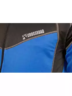 CROSSROAD KENT ciepła bluza rowerowa, czarno-niebieska