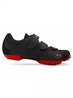 GIRO CARBIDE R II - męskie buty rowerowe MTB, czarno-czerwone