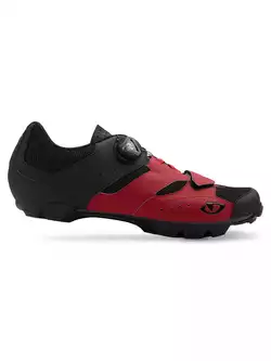 GIRO CYLINDER - męskie buty rowerowe MTB czarno-czerwone