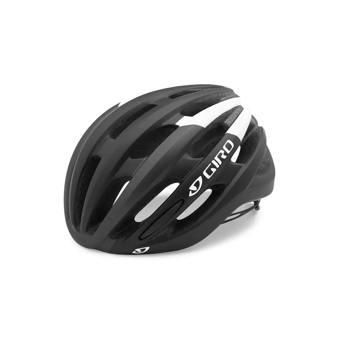 GIRO FORAY - kask rowerowy czarno-biały mat