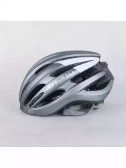 GIRO FORAY - kask rowerowy tytanowo-biały mat