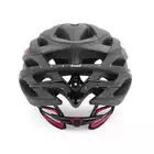 GIRO SONNET - damski kask rowerowy czarno-różowy mat