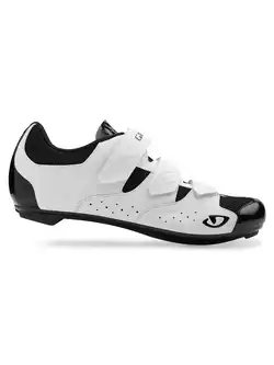 GIRO TECHNE - męskie buty rowerowe biało-czarne