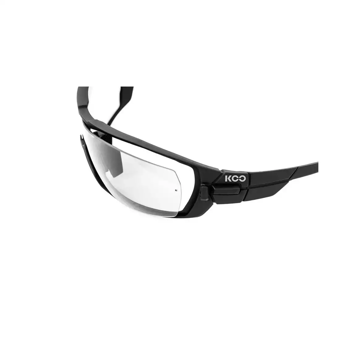 KOO OPEN - okulary sportowe BLACK CEY00002.201 - black-szkło-smokemirror/clear