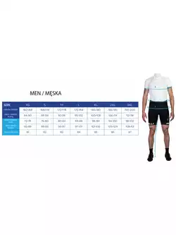 ROGELLI BIKE MANTUA 2.0 męska koszulka rowerowa, 001.068 - czarno-szaro-fluorowa