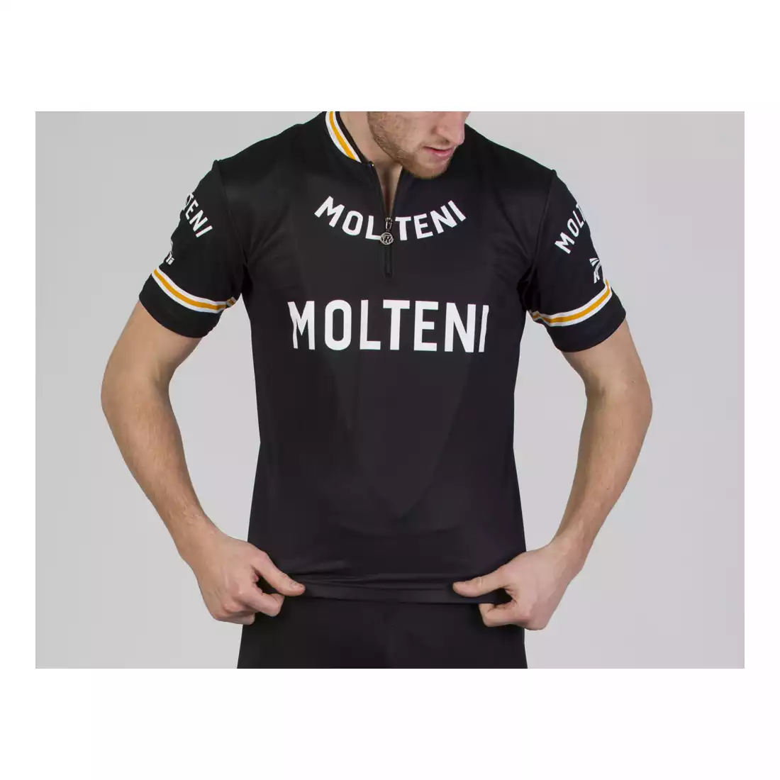 ROGELLI BIKE MOLTENI  001.216 - męska koszulka rowerowa, czarna