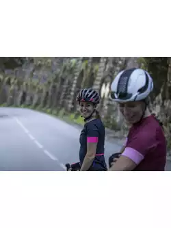 ROGELLI MODESTA damska koszulka rowerowa, granatowo-różowa