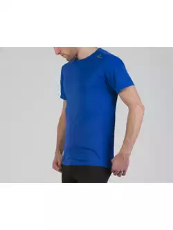 ROGELLI RUN BASIC - męska koszulka do biegania, 800.252 - niebieski