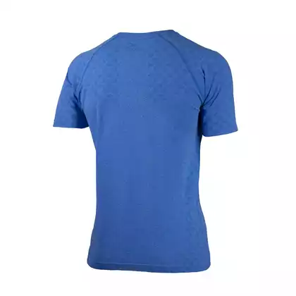 ROGELLI RUN SEAMLESS bezszwowa, męska koszulka do biegania 800.272 - niebieska 