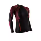 TERVEL - OPTILINE OPT2007 - koszulka damska termoaktywna D/R - czarno-czerwona