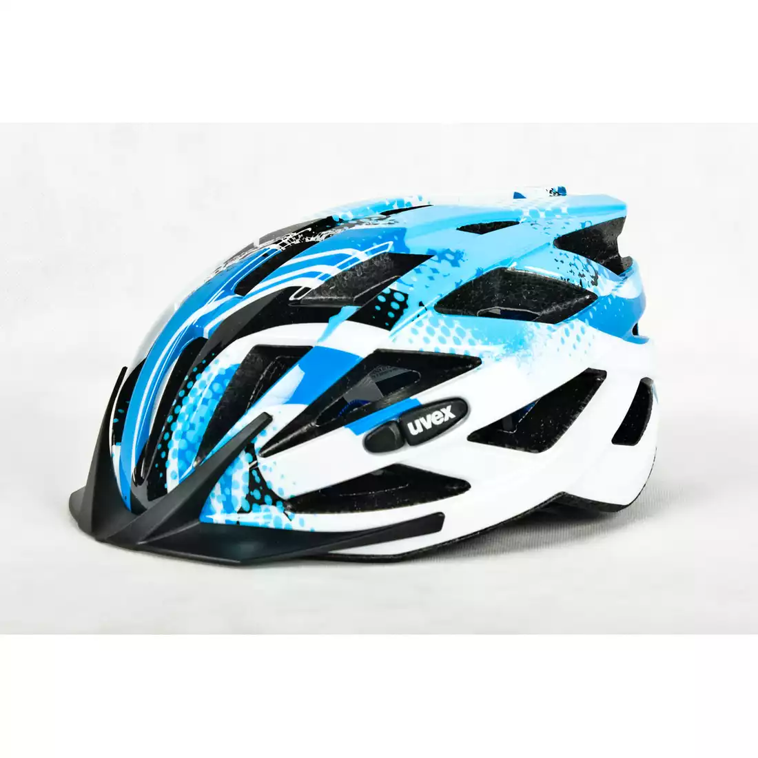 UVEX AIR WING kask rowerowy 41442615 niebiesko- biały