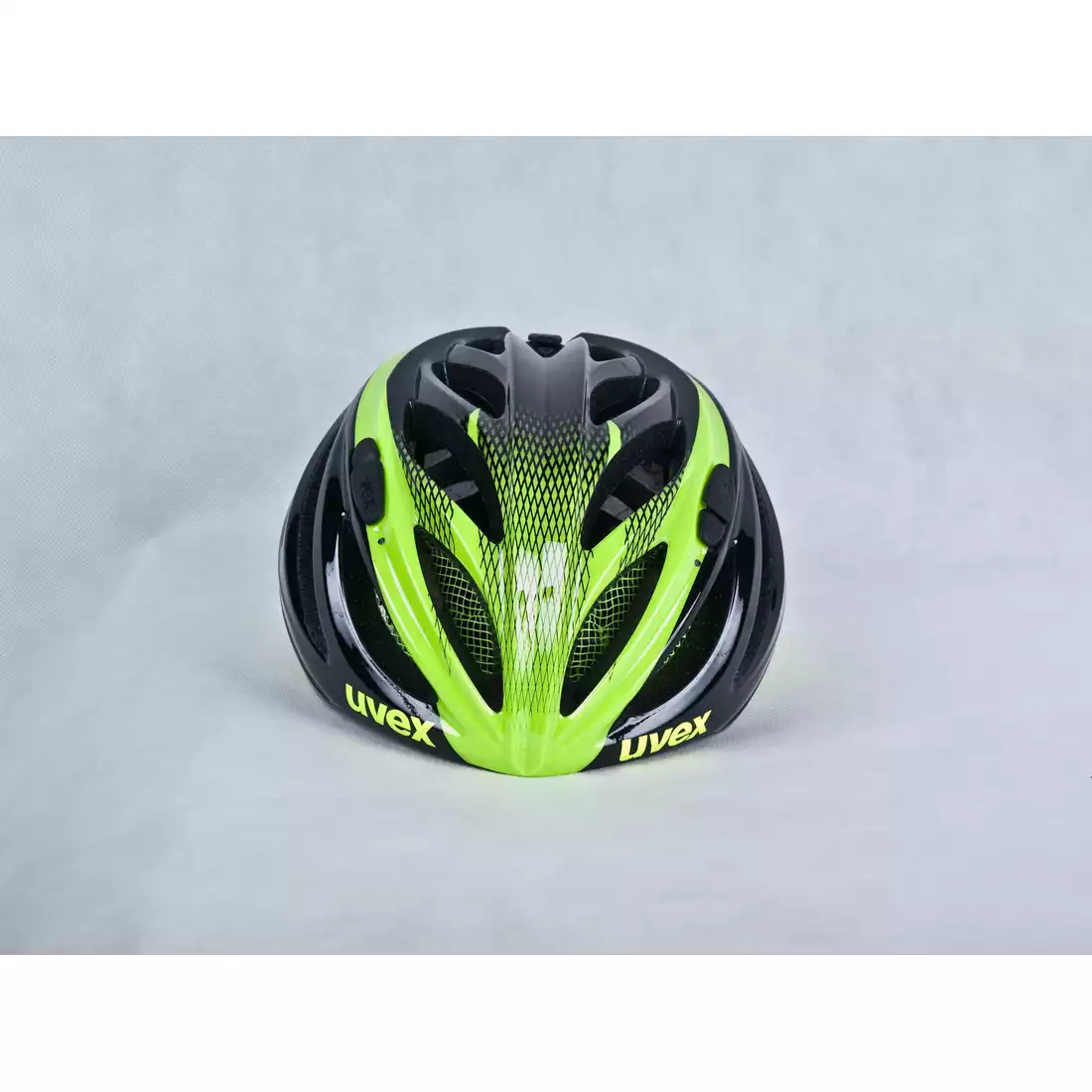 UVEX BOSS RACE kask rowerowy 41022916 czarno neonowo żółty