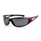 ARCTICA okulary sportowe S-49 - kolor: Czarno-czerwony