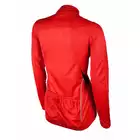 CRIVIT 1002 - damska koszulka rowerowa - czerwono-czarna