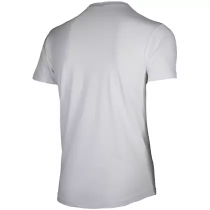 ROGELLI RUN PROMOTION męska koszulka sportowa z krótkim rękawem, biała