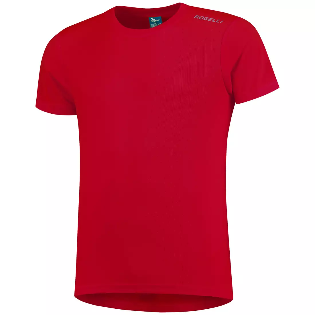 ROGELLI RUN PROMOTION męska koszulka sportowa z krótkim rękawem, czerwony