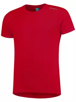 ROGELLI RUN PROMOTION męska koszulka sportowa z krótkim rękawem, czerwony