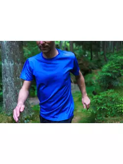 ROGELLI RUN PROMOTION męska koszulka sportowa z krótkim rękawem, niebieska