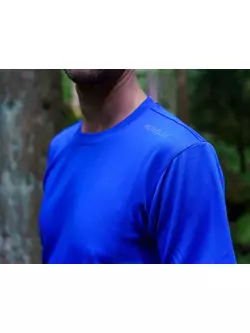 ROGELLI RUN PROMOTION męska koszulka sportowa z krótkim rękawem, niebieska