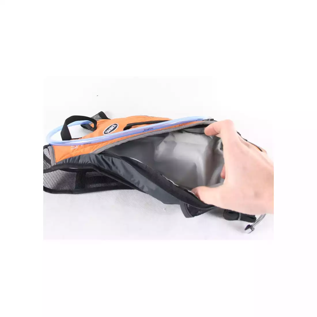 SOURCE SPINNER 2.0L plecak z bukłakiem na wode - kolor: Pomarańczowy-szary