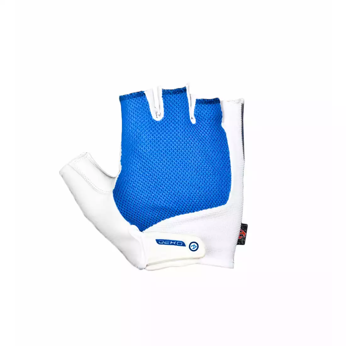 DEKO DKSG-509 rękawiczki rowerowe biało-niebieskie