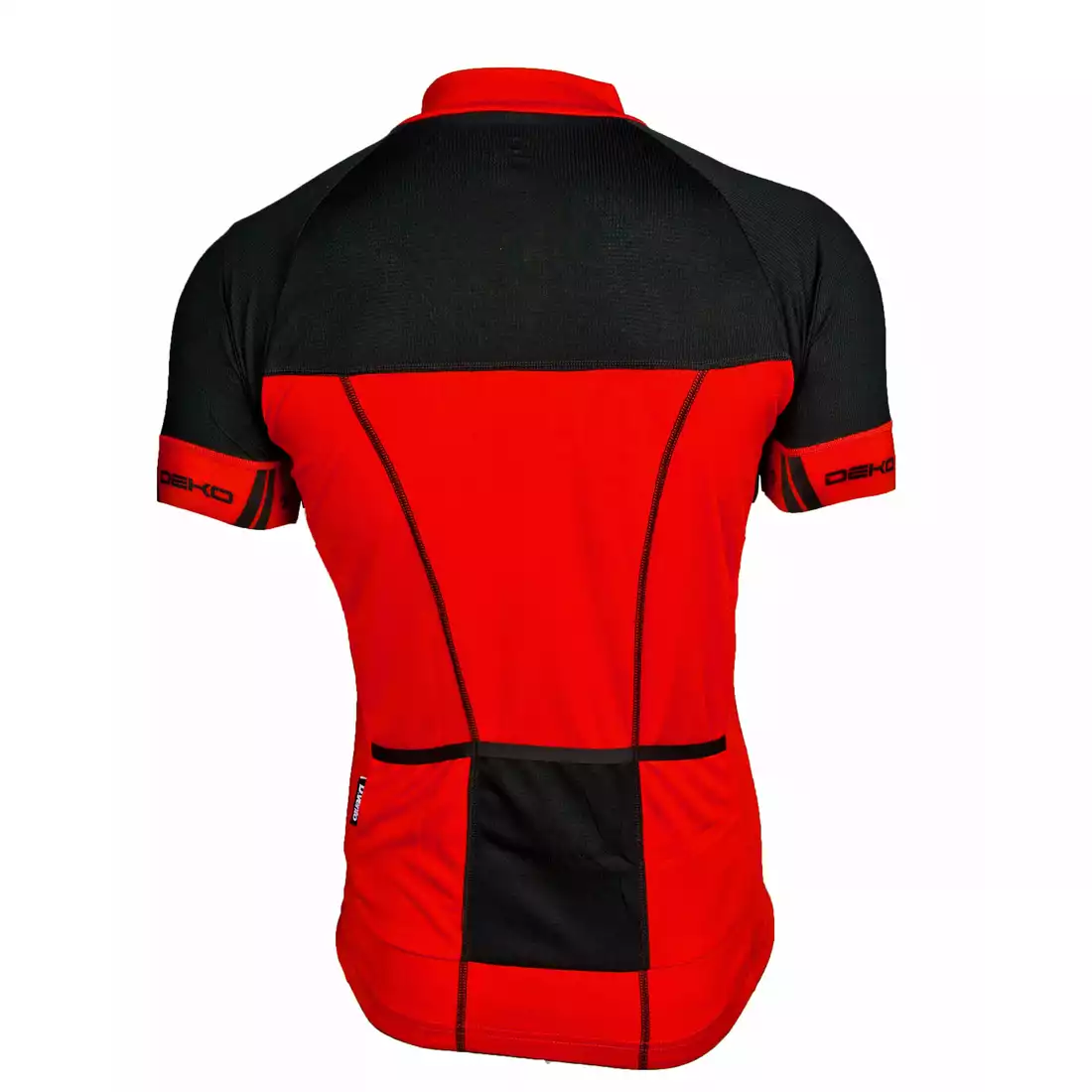 DEKO FORZA męska koszulka rowerowa, czerwony-czarny