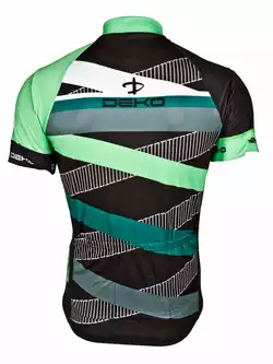 DEKO STRIP koszulka rowerowa czarno-zielona
