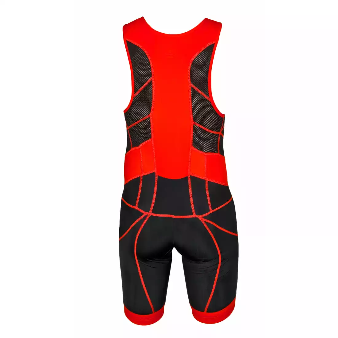 DEKO TRST-203 męski strój triathlonowy czarno-czerwony