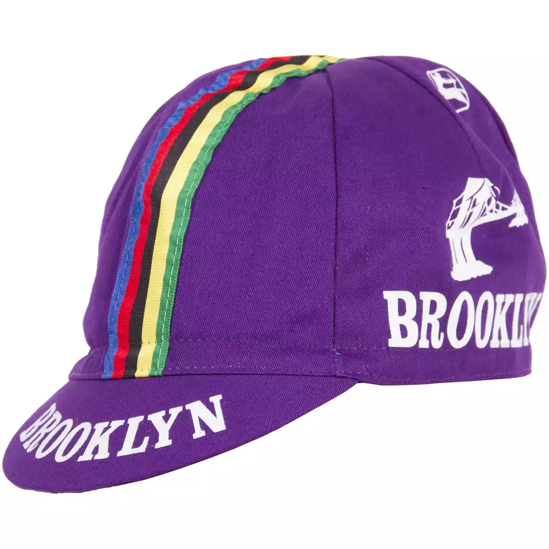 GIORDANA SS18 czapeczka kolarska - Brooklyn -  Purple w/ Stripe tape  GI-S6-COCA-BROK-PURP one size