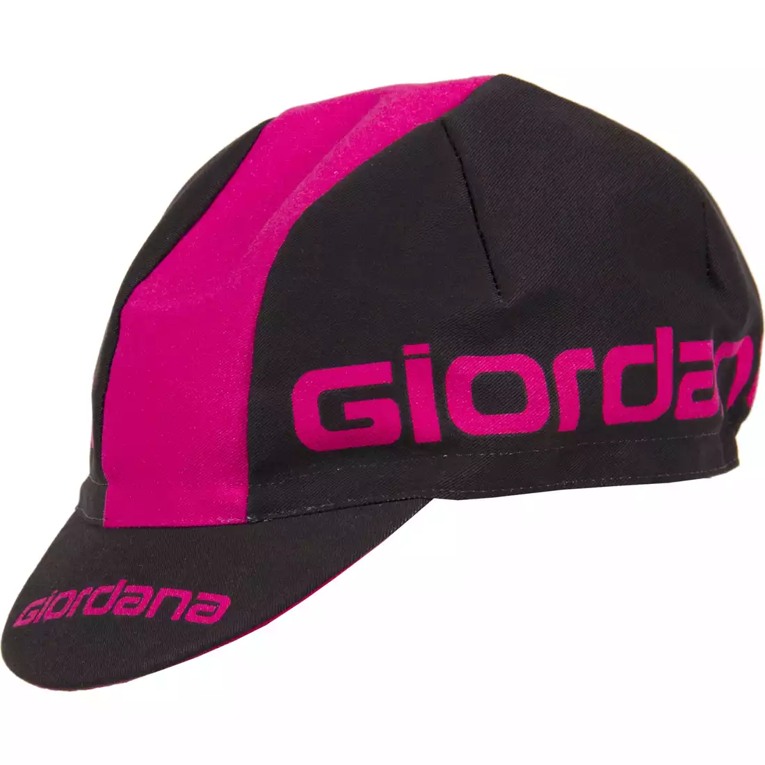 GIORDANA SS18 czapeczka kolarska - Giordana Logo - Black/Pink GI-S5-COCA-GIOR-BKPK one size