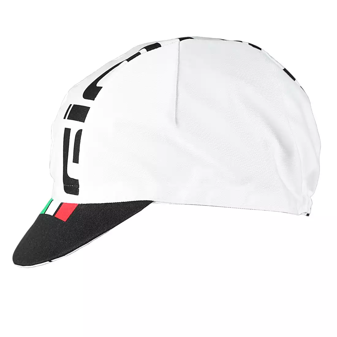 GIORDANA SS18 czapeczka kolarska - Giordana Logo - White/Black/Italia  GICS18-COCA-GIOR-WTBK one size