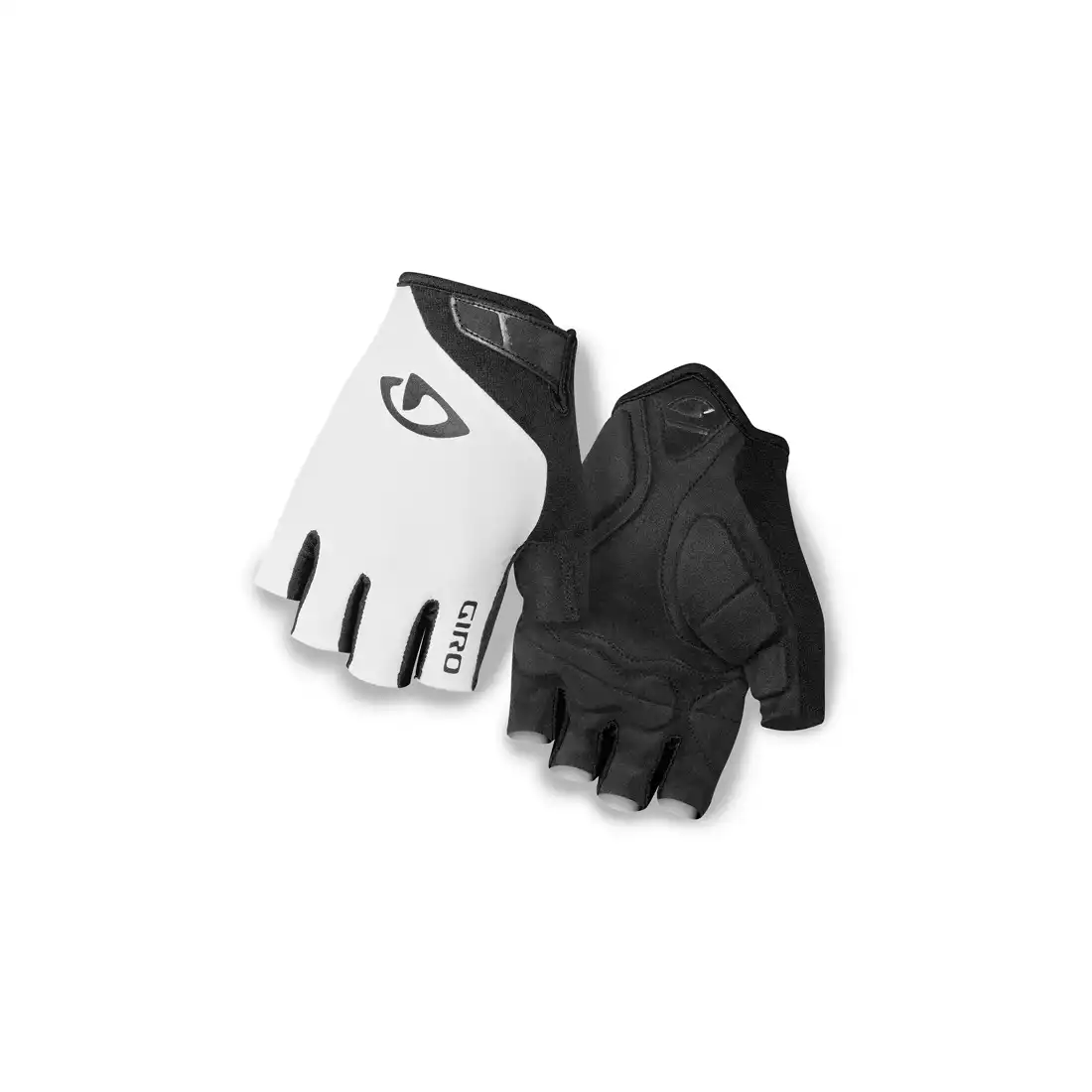 GIRO JAG'ETTE damskie rękawiczki rowerowe, czarno-białe