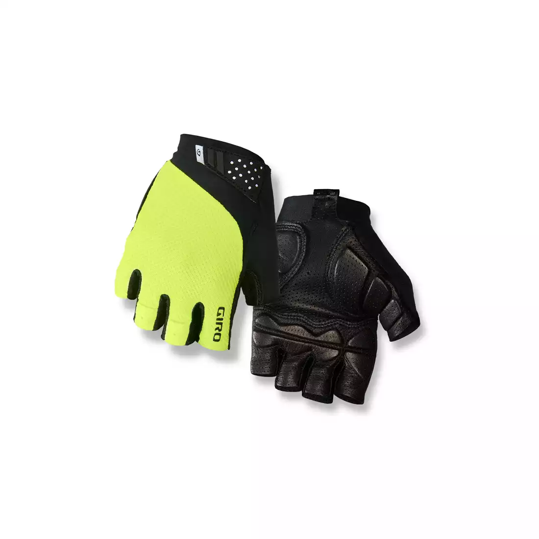 GIRO MONACO II rękawiczki rowerowe, czarno-fluor zółty