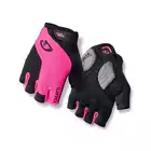 GIRO STRADAMASSA supergel damskie rękawiczki rowerowe, czarno-różowe