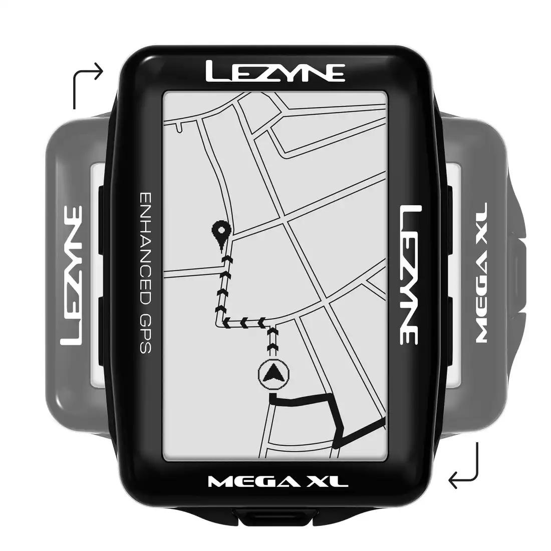LEZYNE MEGA XL GPS HRSC Loaded, komputer rowerowy