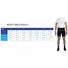 ROGELLI BIKE ADVENTURE 060.100 męska koszulka rowerowa MTB czarno-szaro-fluorowa