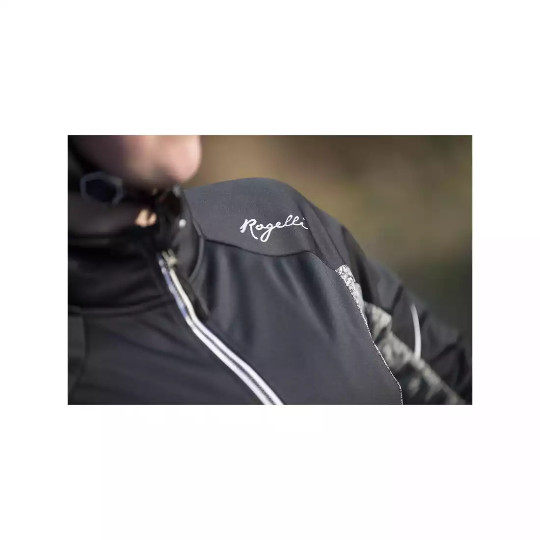 ROGELLI CARLYN 2.0 damska zimowa kurtka rowerowa, czarny-szary