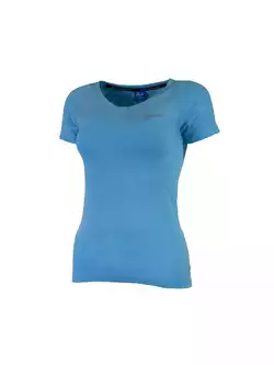 ROGELLI SEAMLESS damska koszulka sportowa, niebieska 801.272