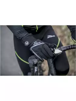 ROGELLI SHIELD zimowe rękawiczki rowerowe, HIPORA, czarne