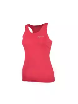 ROGELLI TANK TOP damska koszulka do biegania, fluor różowy 801.253