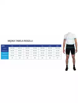 ROGELLI TRAVO 3.0 ocieplane spodnie rowerowe, szelka, czarny-czerwony