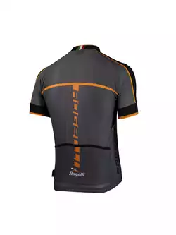ROGELLI UMBRIA 2.0 męska koszulka rowerowa szaro-pomarańczowa