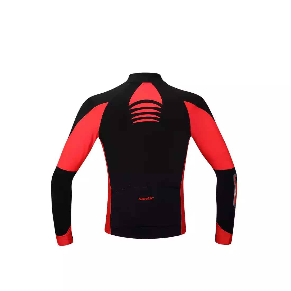 SANTIC bluza rowerowa czarno-czerwona