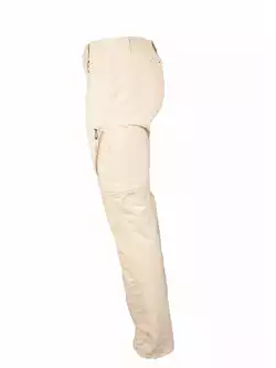 WEATHER REPORT - ROLANDO -  męskie spodnie sportowe z odpinaną nogawką, beżowe